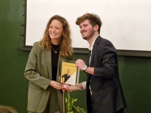 Bijzondere prijs voor NHB-MS onderzoeker