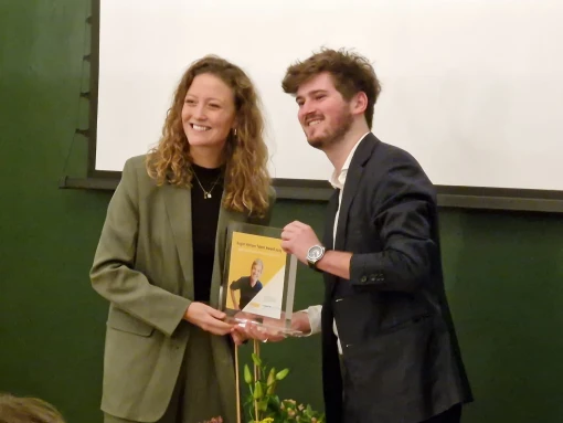 Bijzondere prijs voor NHB-MS onderzoeker